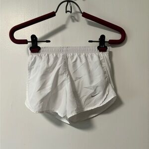 White Nike Dri-Fit Shorts